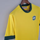 Camiseta hombre selección de Brasil mundial 1970 México primera equipación amarilla cuello redondo verde retro calidad 1.1 premium Pelé Tienda Hincha Futbolero. Brasil 1970, Camiseta Brasil retro Pelé, Ropa Brasil clásica, Camiseta México 70 Brasil, Calidad 1.1 Brasil, Jogo Bonito Gear, Tienda Hincha Futbolero, Brazil Retro Jersey 1970.