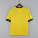 Camiseta hombre selección de Brasil mundial 1970 México primera equipación amarilla cuello redondo verde retro calidad 1.1 premium Pelé Tienda Hincha Futbolero. Brasil 1970, Camiseta Brasil retro Pelé, Ropa Brasil clásica, Camiseta México 70 Brasil, Calidad 1.1 Brasil, Jogo Bonito Gear, Tienda Hincha Futbolero, Brazil Retro Jersey 1970.