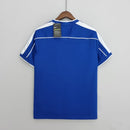 Camiseta hombre selección de Brasil mundial 1998 segunda equipación azul retro calidad 1.1 premium Ronaldo Rivaldo Tienda Hincha Futbolero. Brasil 1998, Camiseta Brasil azul, Ropa Brasil retro, Camiseta Brasil 98 azul, Calidad 1.1 Brasil, Ronaldo Nazario Jersey, Tienda Hincha Futbolero, Brazil Retro Jersey 1998.