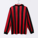 CAMISETA AC MILAN I MANGA LARGA 1988/89 HOMBRE (RETRO) - TIENDA HINCHA FUTBOLERO