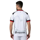 Camiseta hombre AC Milan x Slam Jam edición especial temporada 2026 2027 blanca calidad 1.1 oficial, AC Milan Slam Jam, Camiseta Milan Blanca 2027, Milan Special Edition, Ropa de lujo AC Milan, Calidad 1.1 Rossonero, Tienda Hincha Futbolero, Moda San Siro, Streetwear Italia, Bloke Core White, Camisetas de futbol exclusivas 2027.