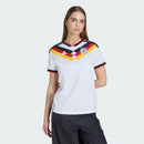Camiseta mujer Selección Alemania temporada 2026 2027 primera equipación oficial blanca fútbol técnica transpirable enSIZEda Mannschaft DFB.