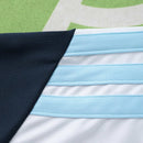 Camiseta hombre entrenamiento Selección Argentina temporada 2026 2027 color blanca oficial 3 estrellas fútbol técnica transpirable mundial white.