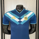 Camiseta hombre entrenamiento Selección Argentina temporada 2026 2027 color azul oficial versión jugador 3 estrellas fútbol técnica transpirable mundial.