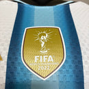 Camiseta hombre Selección Argentina temporada 2025 2026 color azul y blanca manga larga oficial versión jugador fútbol técnica transpirable 3 estrellas.