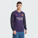 Barcelona 2016 retro, Camiseta Barça manga larga, Jersey Barcelona 16/17 morada, Camiseta Messi manga larga, Barça purple shirt, Ropa fútbol vintage, Camiseta retro barata, Calidad 1.1 retro, Regalo fútbol hombre, Tienda Hincha Futbolero.