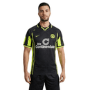 Borussia Dortmund 1996 retro, Camiseta BVB 1997, Jersey Dortmund vintage, Dortmund 96/97 Champions, Camiseta Dortmund negra neón, Ropa clásica fútbol alemán, Regalo coleccionista Dortmundista, Camiseta Die Continentale, Tienda Hincha Futbolero.