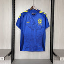 Camiseta hombre Brasil temporada 2025 2026 edición limitada color azul con gráfico del Cristo Redentor escudo bordado calidad 1.1 oficial, Brasil 2025, Camiseta Brasil azul, Brasil Cristo Redentor, Camiseta Brasil edición limitada, Ropa barata Brasil, Calidad 1.1 Brasil, Selección brasileña 2026, Tienda Hincha Futbolero, Canarinha, Bloke Core Brasil.