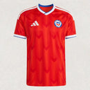 Camiseta hombre Selección Chile temporada 2025 2026 primera equipación oficial color roja fútbol técnica transpirable La Roja ANFP.