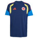 Camiseta hombre entrenamiento Selección Colombia temporada 2026 2027 oficial azul marino técnica transpirable FCF estilo entrenamiento mundial.