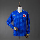 CAMISETA COLOMBIA II MANGA LARGA 1994HOMBRE (RETRO) - TIENDA HINCHA FUTBOLERO