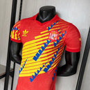 Camiseta polo España edición especial 2026 2027 hombre roja y amarilla versión jugador auténtica calidad 1.1 oficial Tienda Hincha Futbolero España Special Edition Polo, Polo España 2026, Camiseta España edición especial, Jersey España jugador, Polo selección española rojo, Comprar polo España 2027, Calidad 1.1 premium, RFEF edición especial, Ropa de fútbol España auténtica, España Player Version Polo.