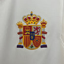 Camiseta retro hombre selección española segunda equipación blanca año 2000 calidad 1.1 oficial, España 2000, Camiseta retro España, Camiseta vintage España, Equipación España barata, Calidad 1.1 RFEF, Tienda Hincha Futbolero, Raúl González 2000, Bloke Core retro, Camiseta blanca España antigua, Regalo fútbol vintage.