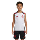 Conjunto niño Flamengo temporada 2025 2026 camiseta sin mangas blanca y pantalón negro calidad 1.1 oficial, Flamengo 2025, Conjunto infantil Flamengo, Flamengo sin mangas niño, Ropa barata Flamengo, Calidad 1.1 Flamengo kids, Moda infantil deportiva, Tienda Hincha Futbolero, Mengão, Camisetas de fútbol Brasil, Regalo fútbol niños.