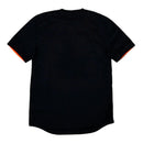 Camiseta hombre selección Holanda retro temporada 2012 2013 segunda equipación negra escudo naranja bordado calidad 1.1 oficial, Holanda Retro, Camiseta Holanda negra, Holanda 2012, Países Bajos retro, Camiseta fútbol vintage, Calidad 1.1 Holanda, Naranja Mecánica, Tienda Hincha Futbolero, Netherlands Away 2012.