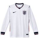 Camiseta hombre Inglaterra blanca primera equipación manga larga temporada 2026 2027 calidad 1.1 oficial, Inglaterra 2026, Camiseta Inglaterra Manga Larga, England Home Kit 26/27, Ropa barata Inglaterra, Calidad 1.1 Three Lions, Tienda Hincha Futbolero, Bellingham Inglaterra, Bloke Core 2026, Camisetas de futbol manga larga blancas, Camiseta Inglaterra blanca.