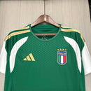 Camiseta hombre Selección Italia temporada 2026 2027 oficial verde entrenamiento fútbol técnica transpirable FIGC estilo renacimiento.