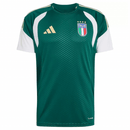 Camiseta hombre Selección Italia temporada 2026 2027 oficial verde entrenamiento fútbol técnica transpirable FIGC estilo renacimiento.