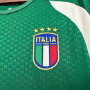 Camiseta hombre Selección Italia temporada 2026 2027 oficial verde entrenamiento fútbol técnica transpirable FIGC estilo renacimiento.