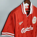 Tienda Hincha Futbolero, Liverpool 1996/97, Camiseta Liverpool Retro, Liverpool primera equipación, Camisetas fútbol clásicas, Ropa retro Liverpool FC, Camiseta fútbol vintage, Colección Reds, Historia Liverpool FC, Camisetas de colección, Estilo retro fútbol, Anfield Legends, Camiseta 96/97.