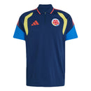 Camiseta polo hombre Selección Colombia temporada 2026 2027 oficial azul marino casual técnica FCF estilo cafetero mundial.