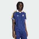 Camiseta polo hombre Real Madrid Originals temporada 2026 2027 oficial azul marino casual técnica La Liga estilo retro galáctico.