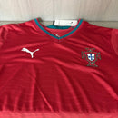 Camiseta hombre Selección Portugal temporada 2026 2027 primera equipación roja manga larga oficial versión jugador fútbol técnica transpirable mundial.