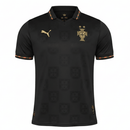Camiseta hombre Portugal edición especial Pantera Negra temporada 2025 2026 color negro versión jugador fútbol técnica transpirable exclusiva.