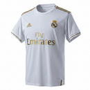 Camiseta hombre Real Madrid retro temporada 2019 2020 primera equipación oficial color blanco y dorado fútbol técnica vintage coleccionista.