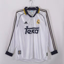 CAMISETA REAL MADRID I MANGA LARGA 1998/00 HOMBRE (RETRO) - TIENDA HINCHA FUTBOLERO