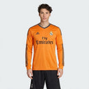 Real Madrid 2013 retro, Camiseta Madrid manga larga, Jersey Real Madrid 13/14 long sleeve, Camiseta CR7 naranja, Madrid shirt retro, Ropa fútbol vintage, Camiseta naranja Real Madrid, Calidad 1.1 retro, Regalo fútbol hombre, Tienda Hincha Futbolero.