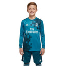 Conjunto infantil retro Real Madrid 2017 2018 manga larga tercera equipación azul calidad 1.1 premium época Cristiano Ronaldo oficial, Real Madrid infantil retro, Conjunto niño Madrid 2018 azul, Ropa Real Madrid niños CR7, Equipación Madrid junior 17/18 manga larga, Calidad 1.1 infantil, Tienda Hincha Futbolero, Regalo niño Real Madrid fútbol, Camiseta manga larga Madrid niño retro, Madrid Kids Retro Kit.