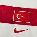 Camiseta hombre selección Turquía temporada 2026 2027 segunda equipación blanca escudo rojo central calidad 1.1 premium, Turquía 2026, Camiseta Turquía blanca, Turquía 2027, Camiseta alternativa Turquía, Bizim Çocuklar, Calidad 1.1 Turquía, Copa del Mundo 2026, Tienda Hincha Futbolero, Turkey Away Jersey 26/27.