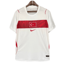 Camiseta hombre selección Turquía temporada 2026 2027 segunda equipación blanca escudo rojo central calidad 1.1 premium, Turquía 2026, Camiseta Turquía blanca, Turquía 2027, Camiseta alternativa Turquía, Bizim Çocuklar, Calidad 1.1 Turquía, Copa del Mundo 2026, Tienda Hincha Futbolero, Turkey Away Jersey 26/27.