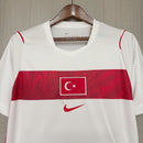 Camiseta hombre selección Turquía temporada 2026 2027 segunda equipación blanca escudo rojo central calidad 1.1 premium, Turquía 2026, Camiseta Turquía blanca, Turquía 2027, Camiseta alternativa Turquía, Bizim Çocuklar, Calidad 1.1 Turquía, Copa del Mundo 2026, Tienda Hincha Futbolero, Turkey Away Jersey 26/27.