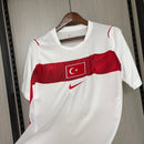 Camiseta hombre selección Turquía temporada 2026 2027 segunda equipación blanca escudo rojo central calidad 1.1 premium, Turquía 2026, Camiseta Turquía blanca, Turquía 2027, Camiseta alternativa Turquía, Bizim Çocuklar, Calidad 1.1 Turquía, Copa del Mundo 2026, Tienda Hincha Futbolero, Turkey Away Jersey 26/27.
