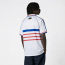 Francia 1998 retro, Camiseta Francia blanca, Jersey Francia 98/99 visitante, Camiseta Zidane blanca, France away shirt retro, Ropa fútbol vintage, Camiseta retro barata, Calidad 1.1 retro, Regalo fútbol hombre, Tienda Hincha Futbolero.