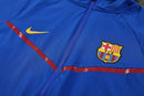 Chándal hombre FC Barcelona 2025 2026 conjunto completo chaqueta cortaviento azul y pantalón largo de entrenamiento oficial fútbol culé 25/26 cortavientos ligero.