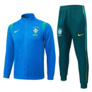 Nuevo Chándal oficial Brasil 26/27 – Chaqueta azul y pantalón verde – Brasil, CBF, Canarinha, 26/27, Chándal, Conjunto de entrenamiento, Azul, Verde, Ropa deportiva, Fútbol, Tienda Hincha Futbolero, Exclusivo