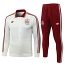 Nuevo Chándal oficial España 26/27 – Chaqueta blanca y pantalón Arce Rojo – España, RFEF, La Roja, 26/27, Chándal, Conjunto de entrenamiento, Blanco, Arce Rojo, Ropa deportiva, Fútbol, Tienda Hincha Futbolero, Exclusivo