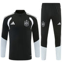 Chándal hombre selección española sudadera y pantalón negro y blanco entrenamiento temporada 2026 2027 calidad 1.1 oficial, España 2026, Chándal España negro, Ropa entrenamiento España, Equipación España barata, Calidad 1.1 RFEF, Tienda Hincha Futbolero, Lamine Yamal 2026, Bloke Core España, Sudadera España negra, Regalo fútbol mundial 2026.