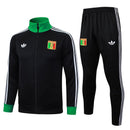 Nuevo Chándal oficial Senegal 26/27 – Chaqueta y pantalón negro oficial - Senegal, Leones de Teranga, 26/27, Chándal, Conjunto de entrenamiento, Negro, Ropa deportiva, Fútbol Africano, Tienda Hincha Futbolero, Exclusivo