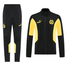 Chándal hombre Borussia Dortmund temporada 2025 2026 conjunto negro sudadera y pantalón largo calidad 1.1 premium oficial.