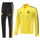 Chándal hombre Borussia Dortmund temporada 2025 2026 conjunto sudadera amarilla y pantalón largo negro calidad 1.1 premium oficial.