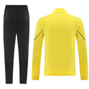 Chándal hombre Borussia Dortmund temporada 2025 2026 conjunto sudadera amarilla y pantalón largo negro calidad 1.1 premium oficial.