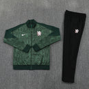 Chándal hombre Chelsea FC temporada 2025 2026 conjunto sudadera verde y pantalón largo negro calidad 1.1 premium oficial.