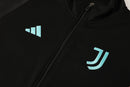 Chándal hombre Juventus temporada 2025 2026 conjunto negro sudadera y pantalón largo calidad 1.1 premium oficial.