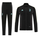 Chándal hombre Juventus temporada 2025 2026 conjunto negro sudadera y pantalón largo calidad 1.1 premium oficial.