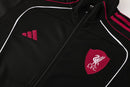 Chándal hombre Liverpool FC temporada 2025 2026 conjunto negro sudadera y pantalón largo calidad 1.1 premium oficial.
