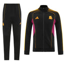 AS Roma 2025, Chándal Roma negro, Conjunto Roma hombre, Ropa Roma barata, Entrenamiento Roma 25/26, Calidad 1.1 Roma, Serie A Gear, Tienda Hincha Futbolero, Roma Black Kit.